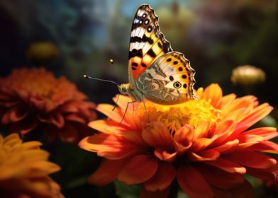 Beautiful Flower Butterfly
