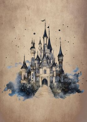 Dark Fairy tale castle