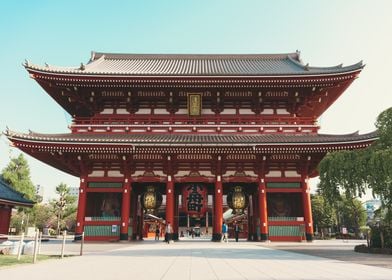 Japanese shrine Asakusa 