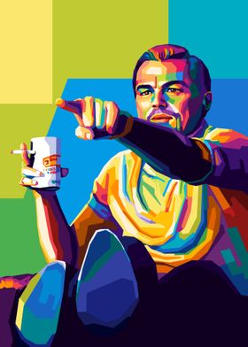 Meme Dicaprio Pop Art