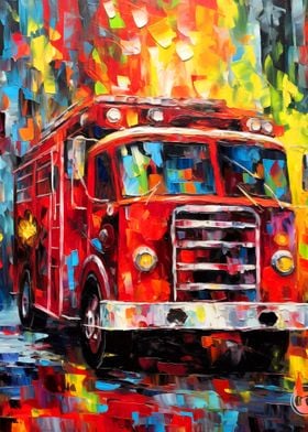 Fire Truck Painting