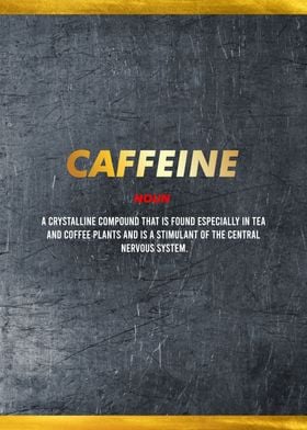 cafeine definition art