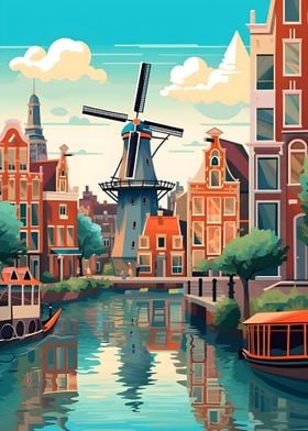 Amsterdam Windmill Travel