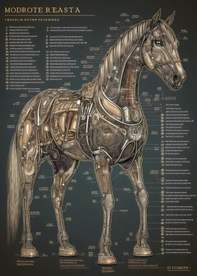 Robot Horse Infografic