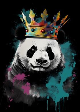 Panda With Crown