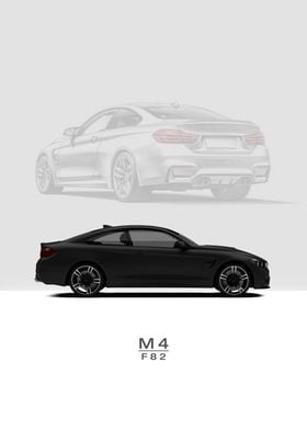 BMW M4 F82 Black