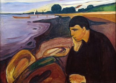 Edvard Munch Melancholy