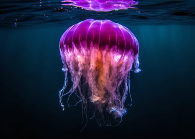 big pink jellyfish