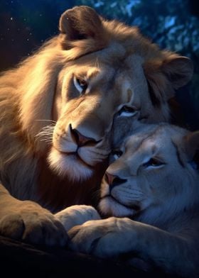 lions in love