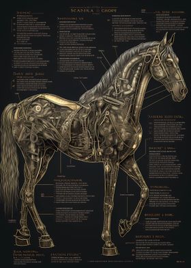 Robot Metallic Horse