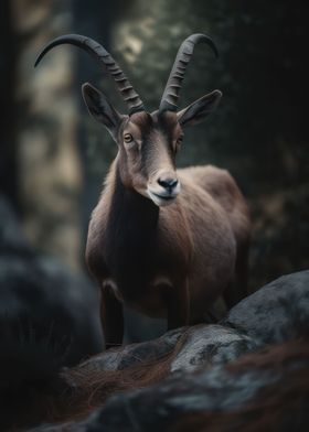 Iconic ibex