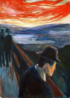 Despair 1892 Edvard Munch