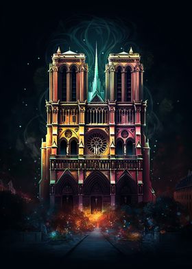 Magical Notre Dame Paris