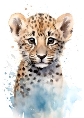 Leopard Watercolor