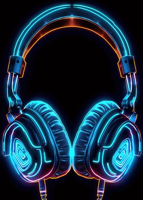 headphone neon