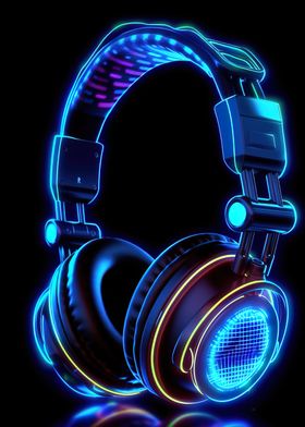 headphone neon