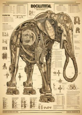 Robot Elephant Infografic