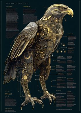 Robot Metallic Eagle