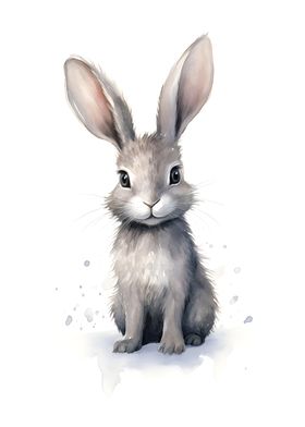 Rabbit Watercolor