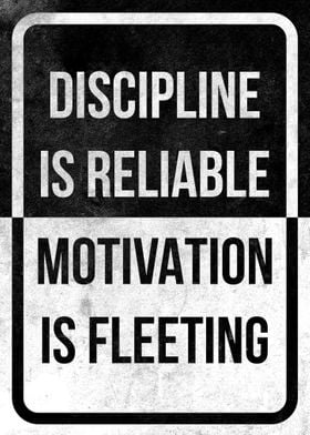 Discipline is Reliable