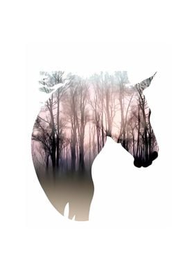 Horse and Forest Double