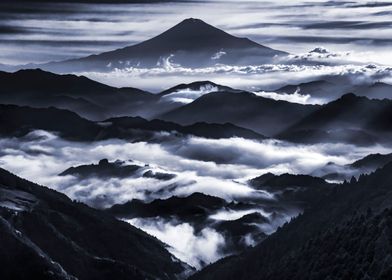 Mt Fuji Valley Of Clouds