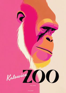 Retro Orangutan Pop Art