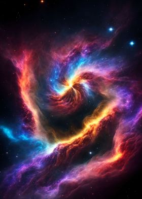 Colorful galaxy