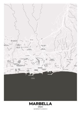 Marbella spain streetmap