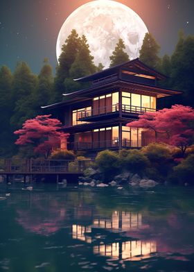 Japan House Moon Lake