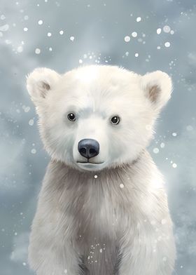 Polar Bear Watercolor
