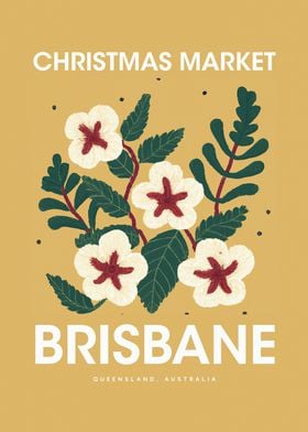 Brisbane Christmas Poster