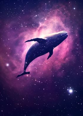 Cosmic Galaxy Whale