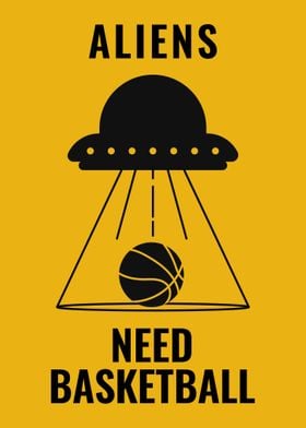 Alien need basketball