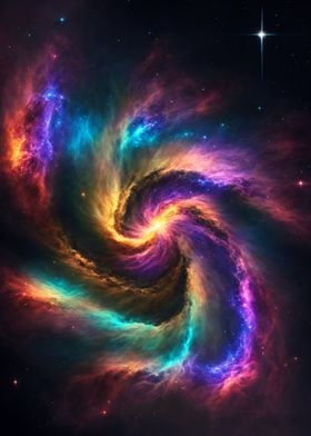 Colorful galaxy