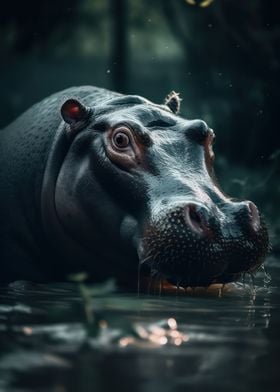 Stunning hippopotamus