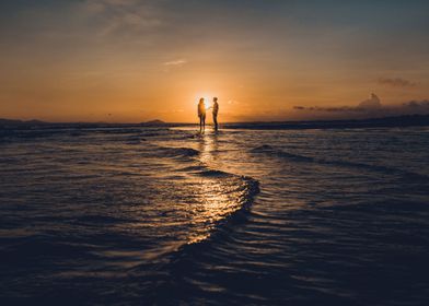 Romance on the beach