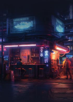 Neo Tokyo Nightlife City