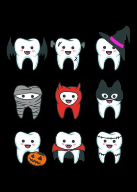 Halloween Tooth Teeth