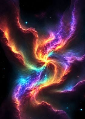 Colorful galaxy