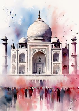 Agra Posters Online - | Paintings Prints, Pictures, Shop Displate Unique Metal