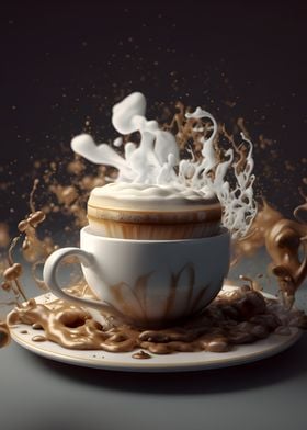 Splash Cappuccino cup