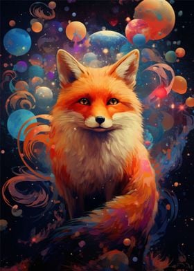 Fox In The Planet Galaxy