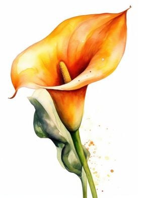 Calla Lily Flower Art