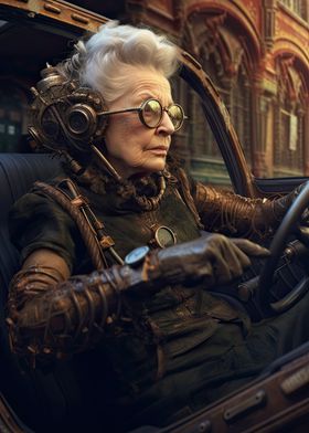 Steampunk Driver Lucy