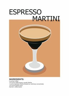 espresso martini print