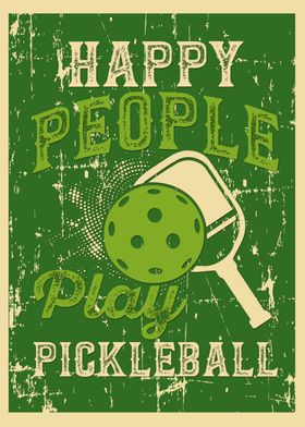 Happy People Play Pickleba