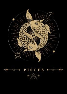 Fish Pisces zodiac sign