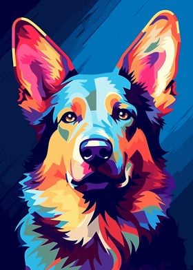 Dog Animal Pop Art