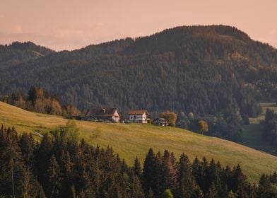 Sunset in Switzerland